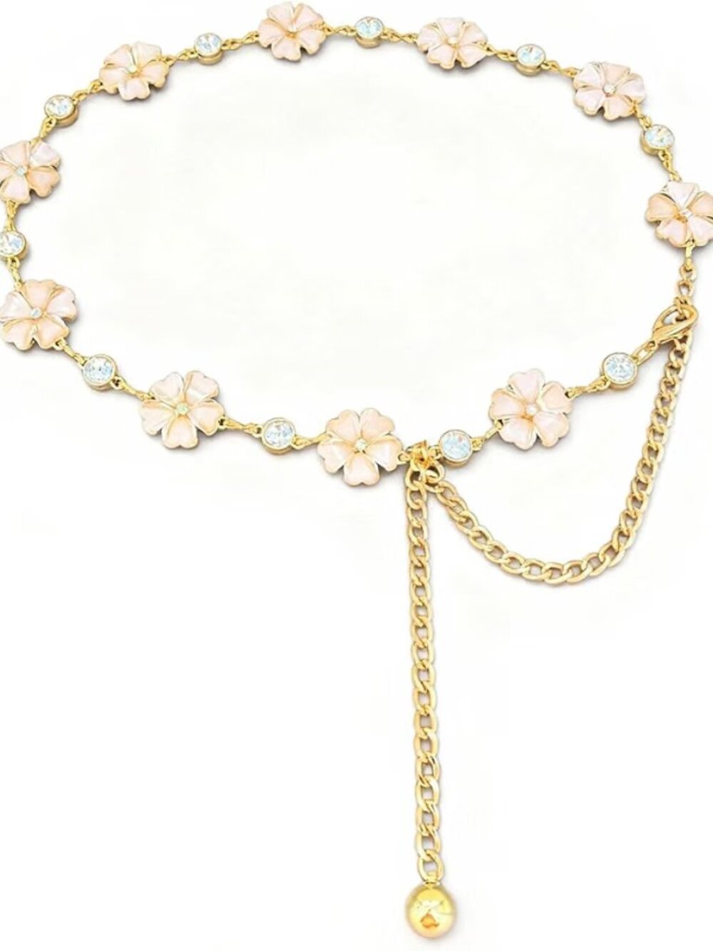 🔥𝗦𝗔𝗟𝗘 - 𝗟𝗜𝗠𝗜𝗧𝗘𝗗 𝗧𝗜𝗠𝗘 | Rhinestone Chain Belt Women Vintage Metal